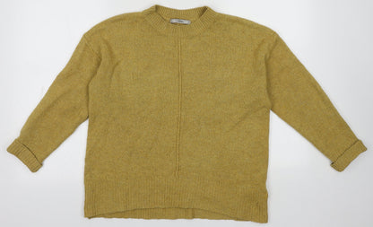 George Womens Yellow  Polyester Pullover Sweatshirt Size M  Pullover