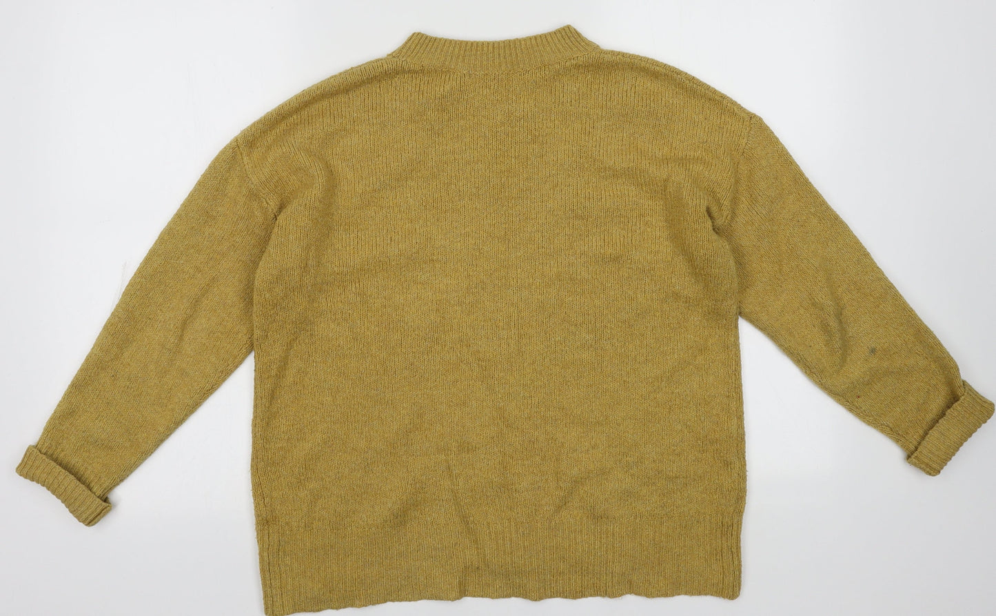 George Womens Yellow  Polyester Pullover Sweatshirt Size M  Pullover