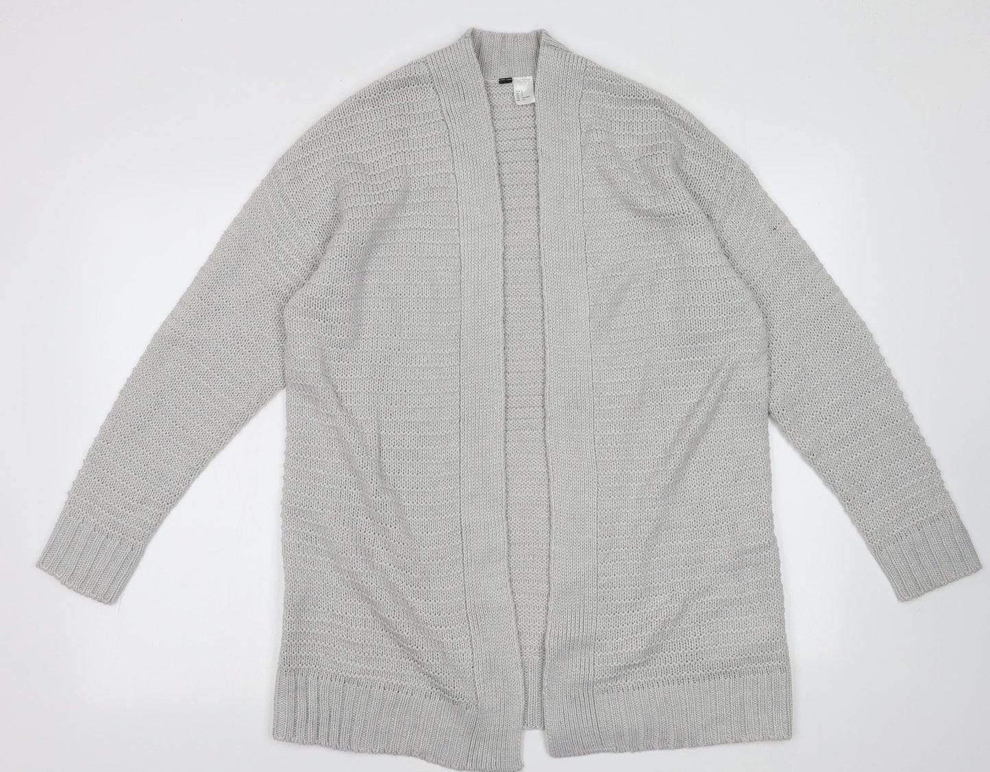 Womens UK Size S H&M Grey Cardigan Jumper
