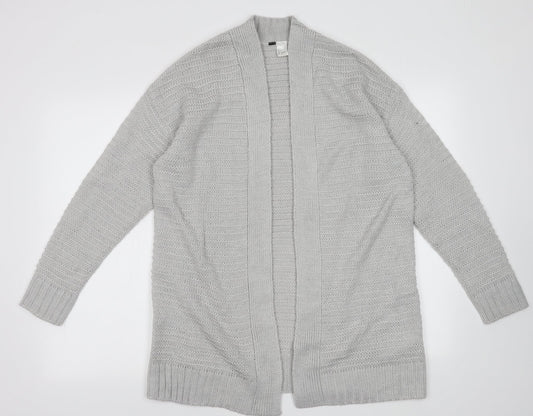 Womens UK Size S H&M Grey Cardigan Jumper
