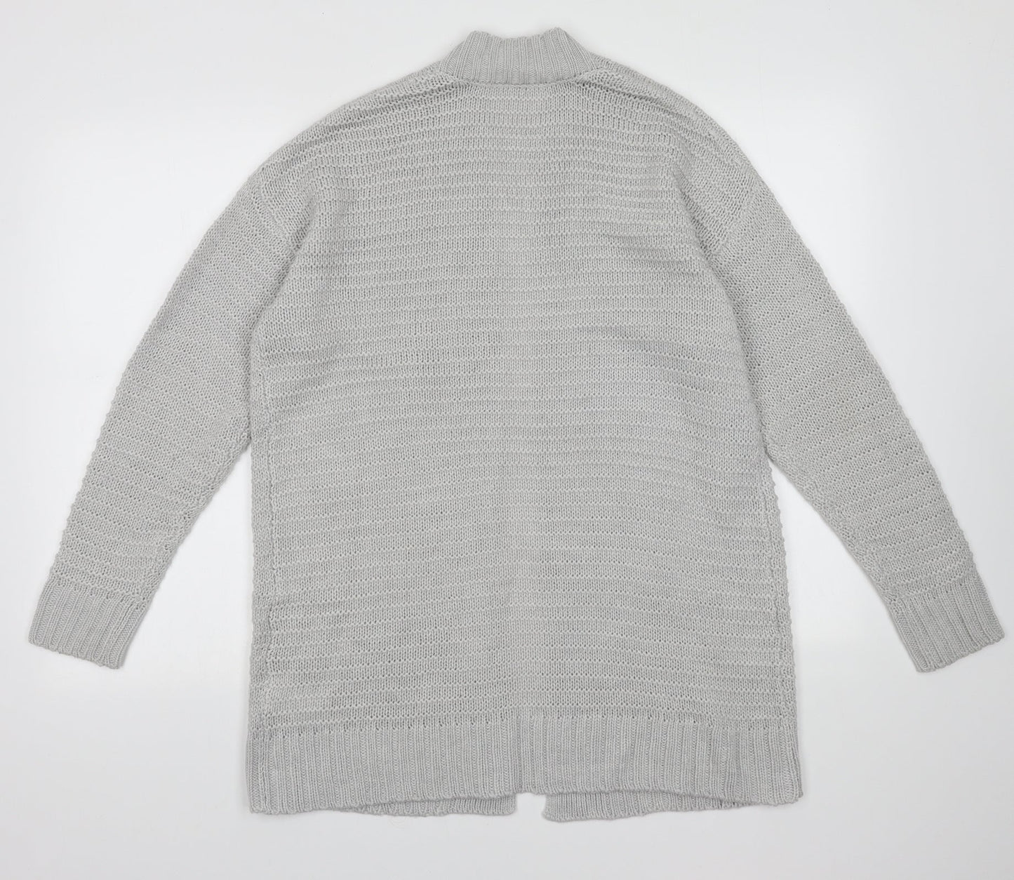 Womens UK Size S H&M Grey Cardigan Jumper