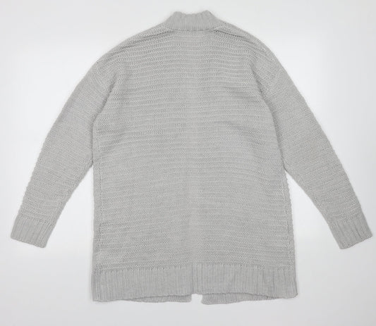 Womens UK Size S H&M Grey Cardigan Jumper