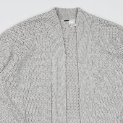 Womens UK Size S H&M Grey Cardigan Jumper