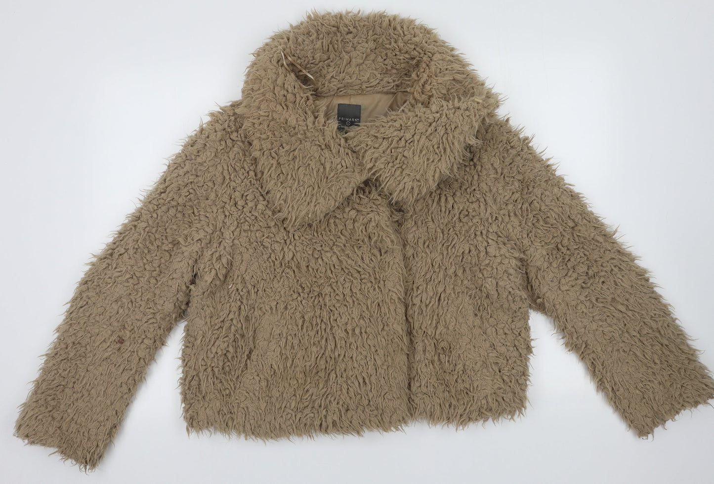 Primark Womens Brown   Jacket  Size L  Buckle