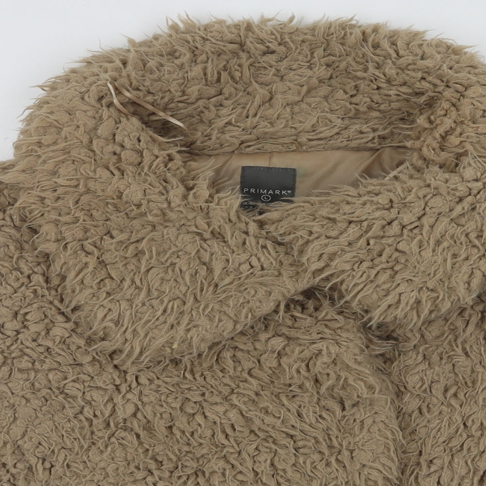 Primark Womens Brown   Jacket  Size L  Buckle