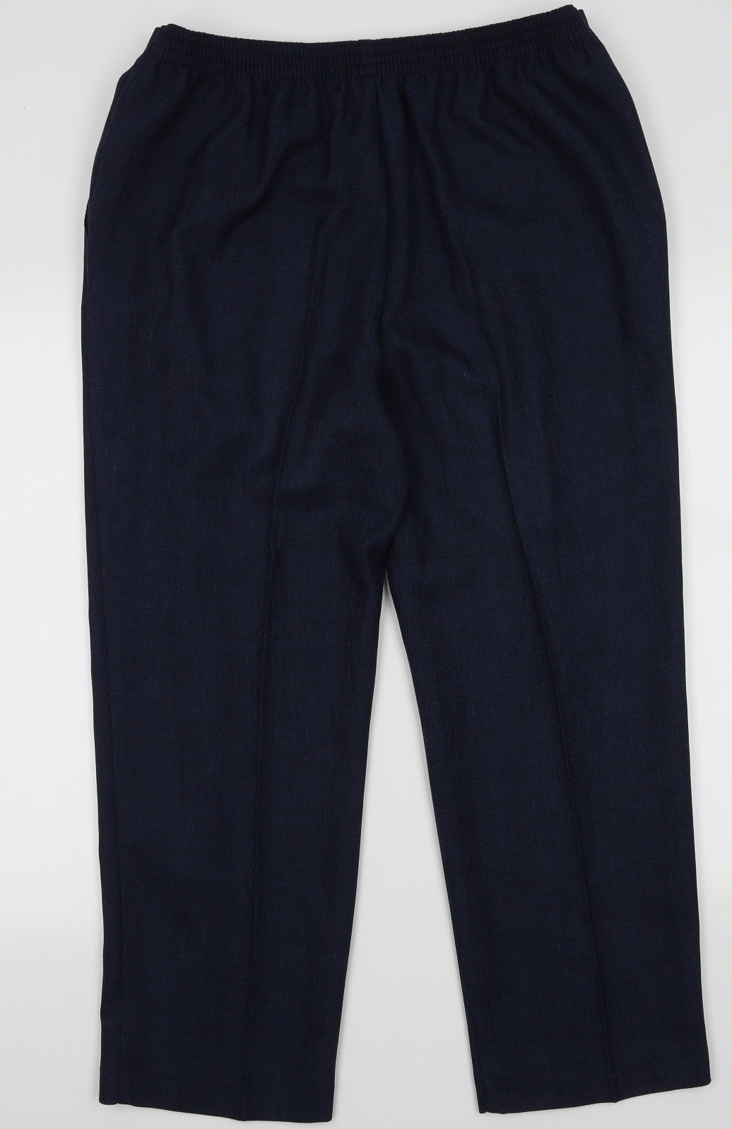 Womens UK Size 18 Marks and Spencer Regular Fit  Blue Trousers