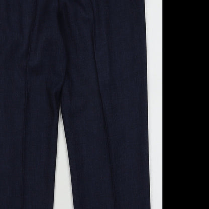 Womens UK Size 18 Marks and Spencer Regular Fit  Blue Trousers