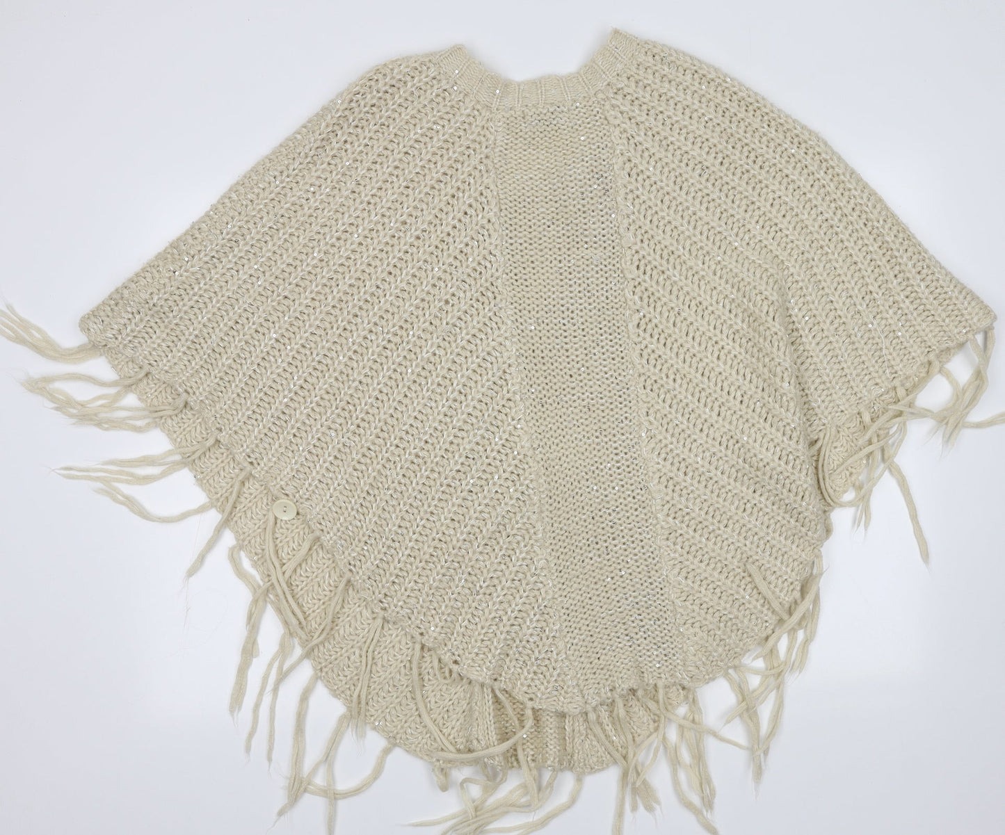 Womens UK Size One Size Katsumi White Cardigan Jumper