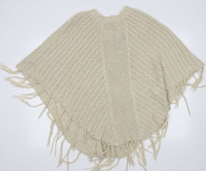 Womens UK Size One Size Katsumi White Cardigan Jumper