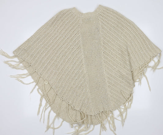 Womens UK Size One Size Katsumi White Cardigan Jumper