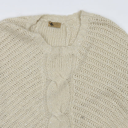 Womens UK Size One Size Katsumi White Cardigan Jumper