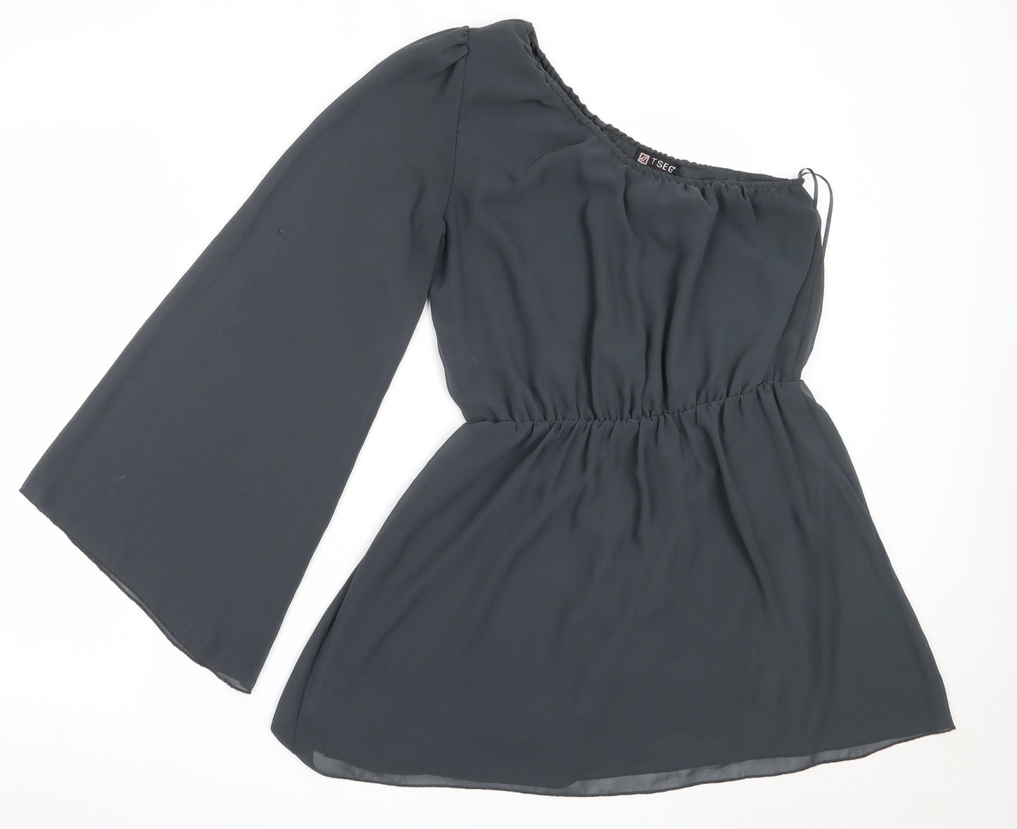 Womens UK Size 12 Tsega Green Basic Blouse