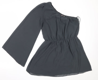 Womens UK Size 12 Tsega Green Basic Blouse