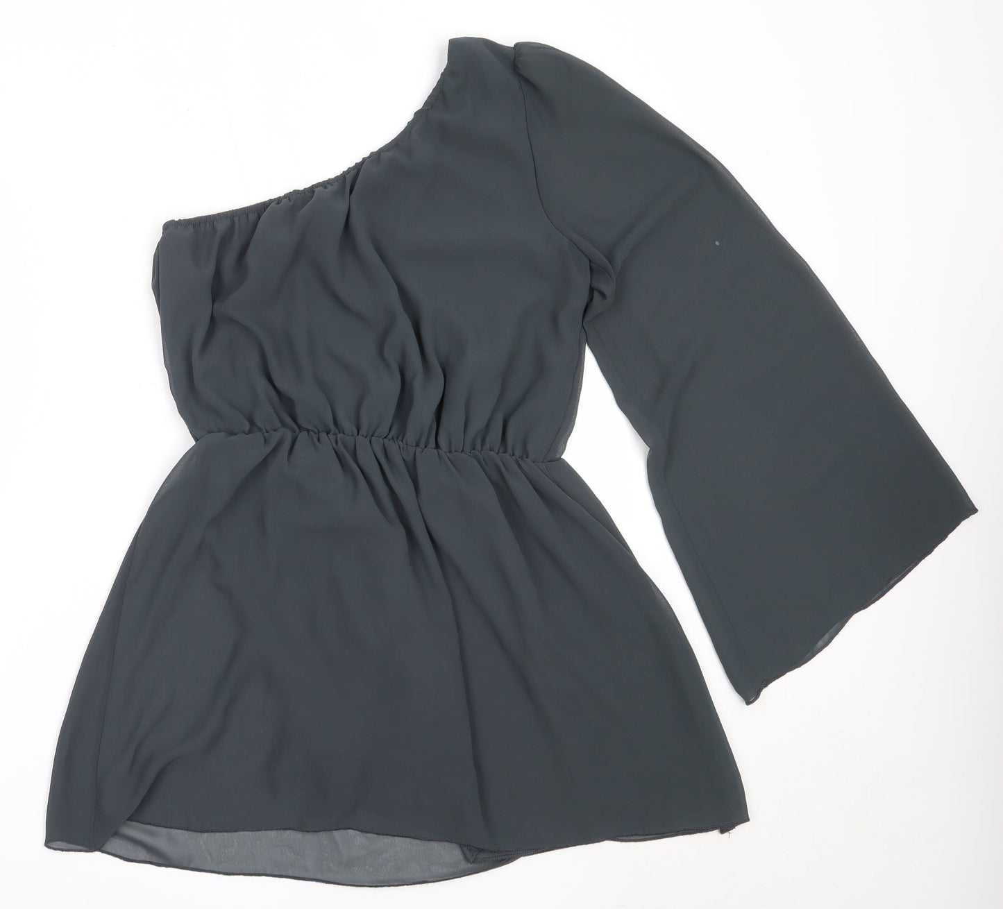 Womens UK Size 12 Tsega Green Basic Blouse