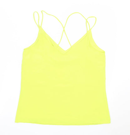Womens UK Size 10 F&F Green Camisole Blouse