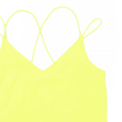 Womens UK Size 10 F&F Green Camisole Blouse