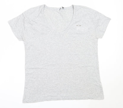 Womens UK Size 14 NEXT Grey Basic T-Shirt