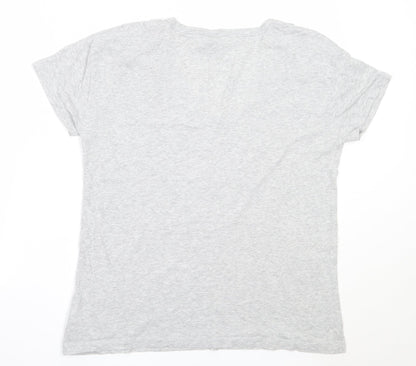 Womens UK Size 14 NEXT Grey Basic T-Shirt