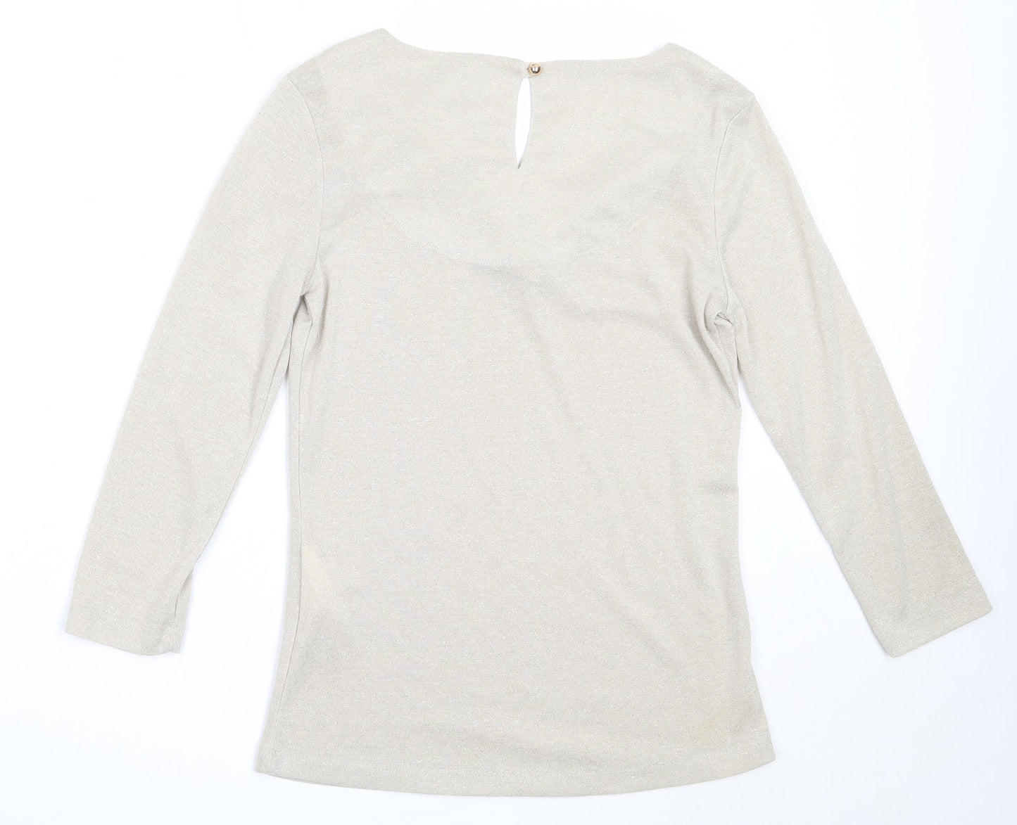 Womens UK Size M Vera Moda Beige Pullover Jumper