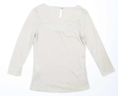 Womens UK Size M Vera Moda Beige Pullover Jumper