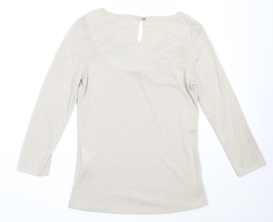 Womens UK Size M Vera Moda Beige Pullover Jumper