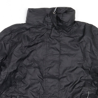 Crivit Womens Black   Windbreaker Coat Size M