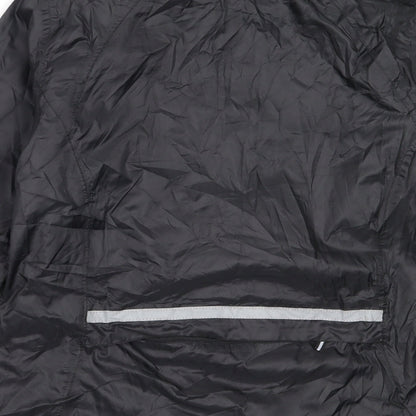 Crivit Womens Black   Windbreaker Coat Size M
