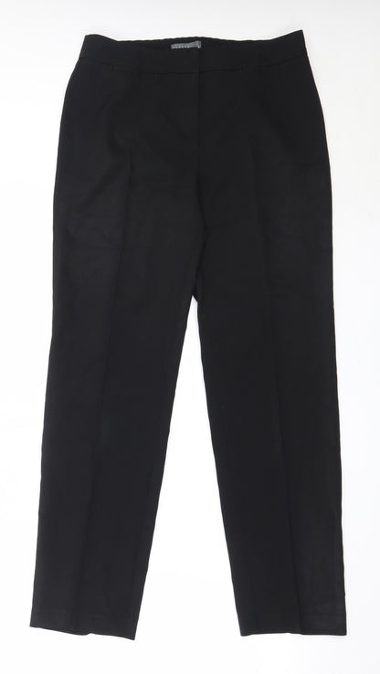 Womens UK Size 10 Papaya Regular Fit  Black Trousers