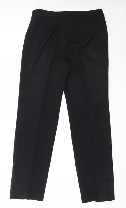 Womens UK Size 10 Papaya Regular Fit  Black Trousers