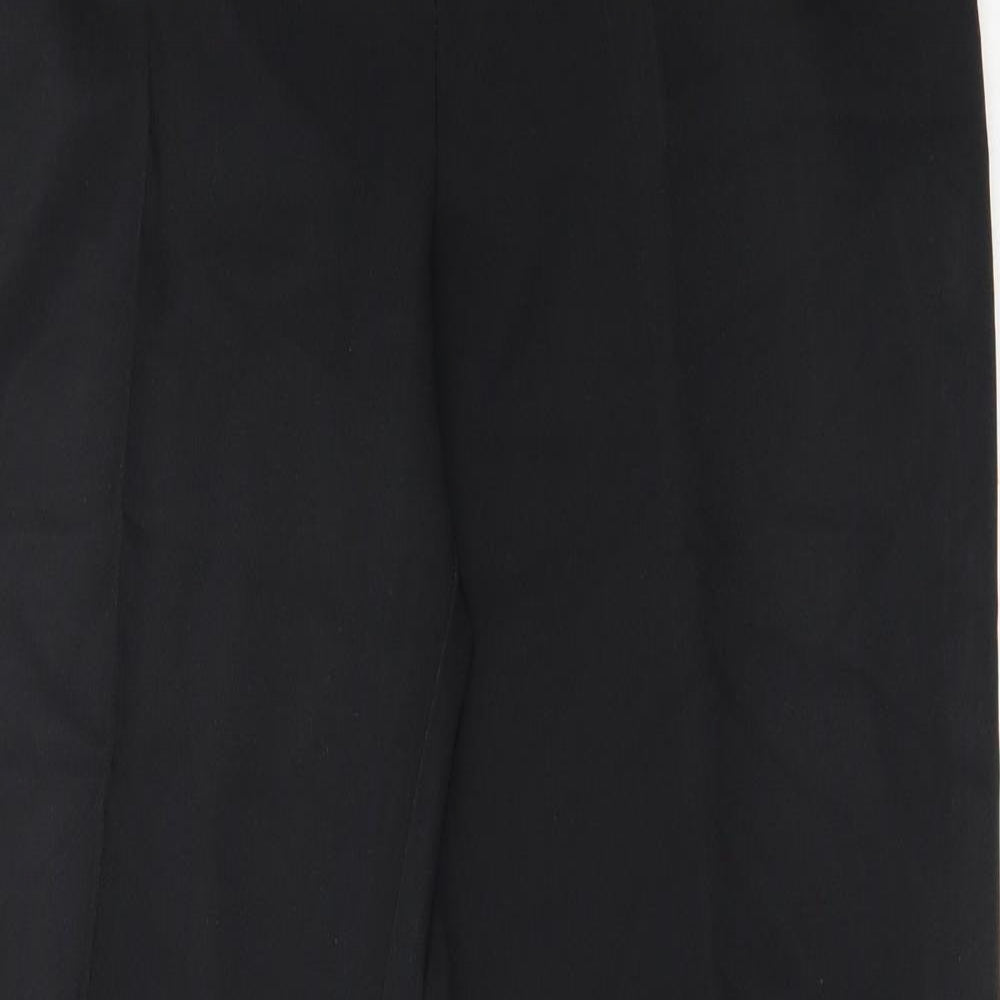 Womens UK Size 10 Papaya Regular Fit  Black Trousers