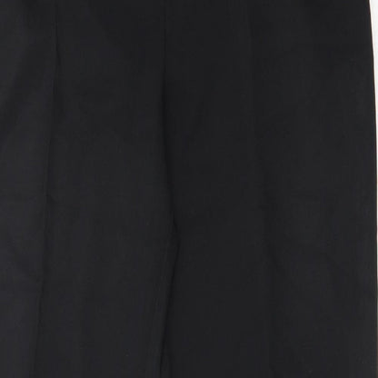 Womens UK Size 10 Papaya Regular Fit  Black Trousers