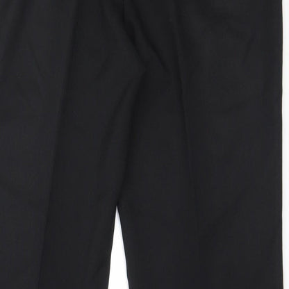 Womens UK Size 10 Papaya Regular Fit  Black Trousers