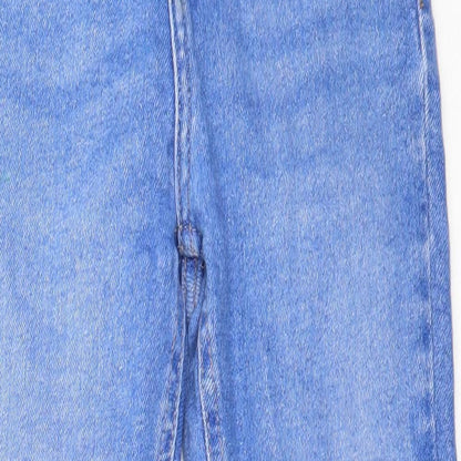 New Look Womens Blue  Cotton Skinny Jeans Size 6 L23 in Regular