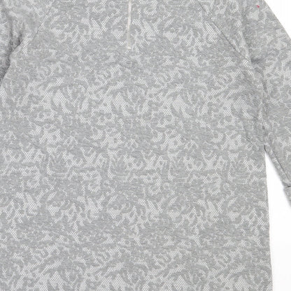 Papaya Womens Grey Round Neck  Polyester Pullover Jumper Size 12
