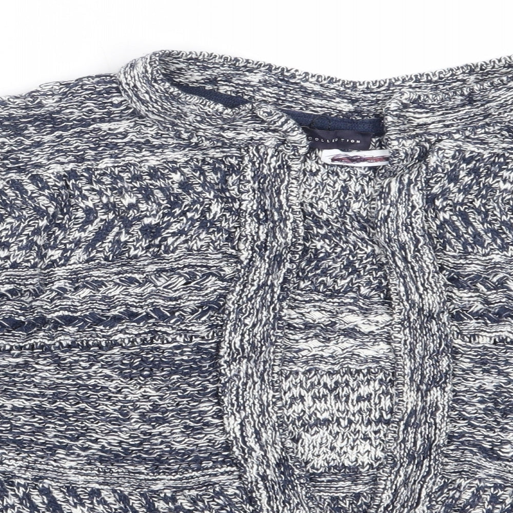 Womens UK Size S Marks and Spencer Blue Cardigan Jumper