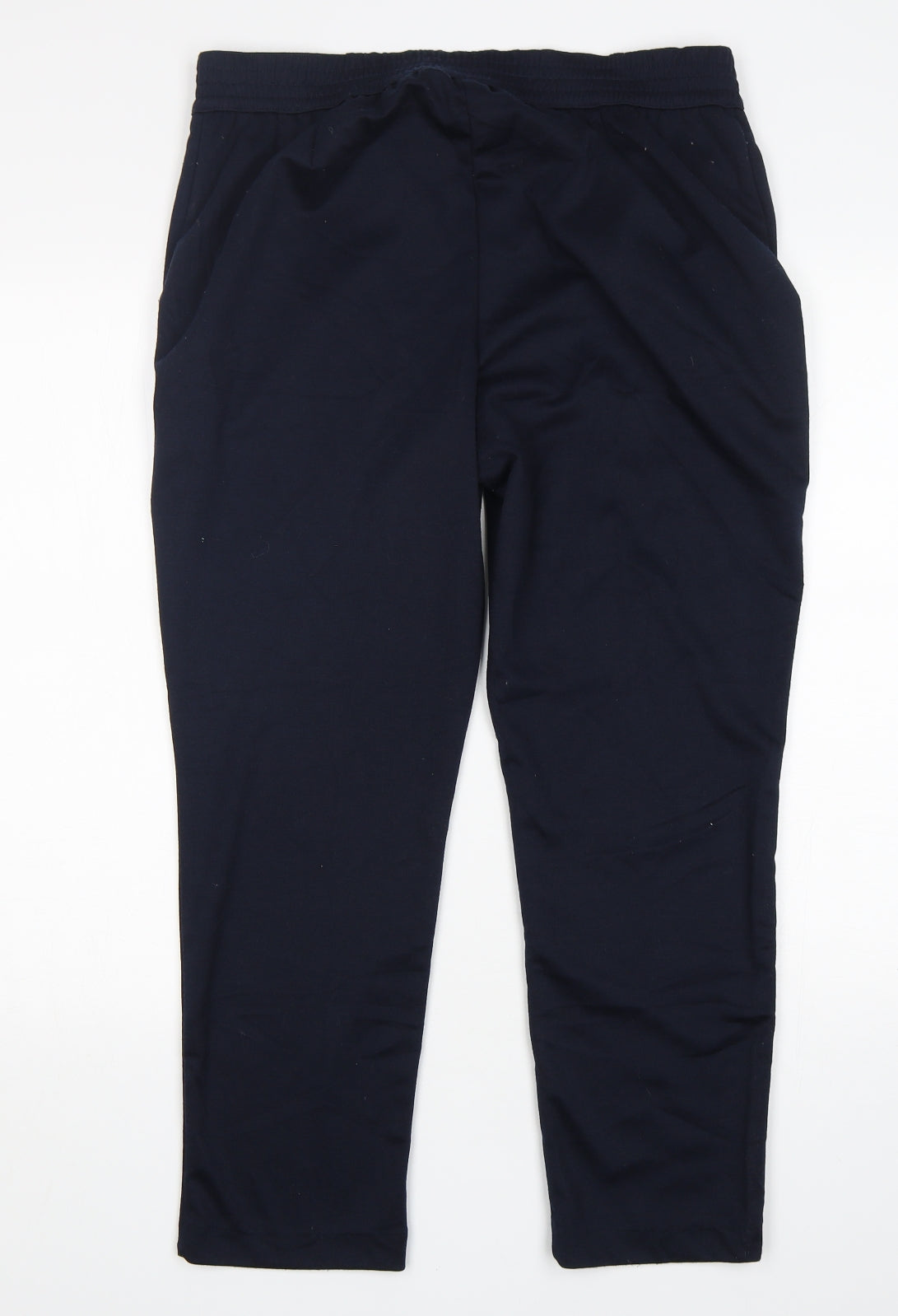 Classic Womens Blue  Polyester Trousers  Size 16 L27 in Regular