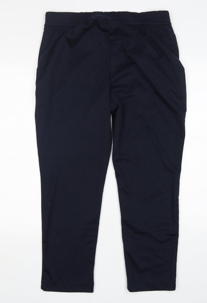 Classic Womens Blue  Polyester Trousers  Size 16 L27 in Regular
