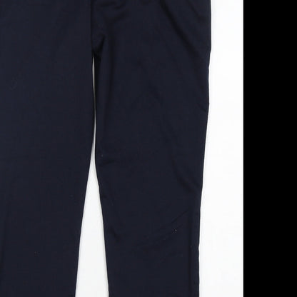 Classic Womens Blue  Polyester Trousers  Size 16 L27 in Regular