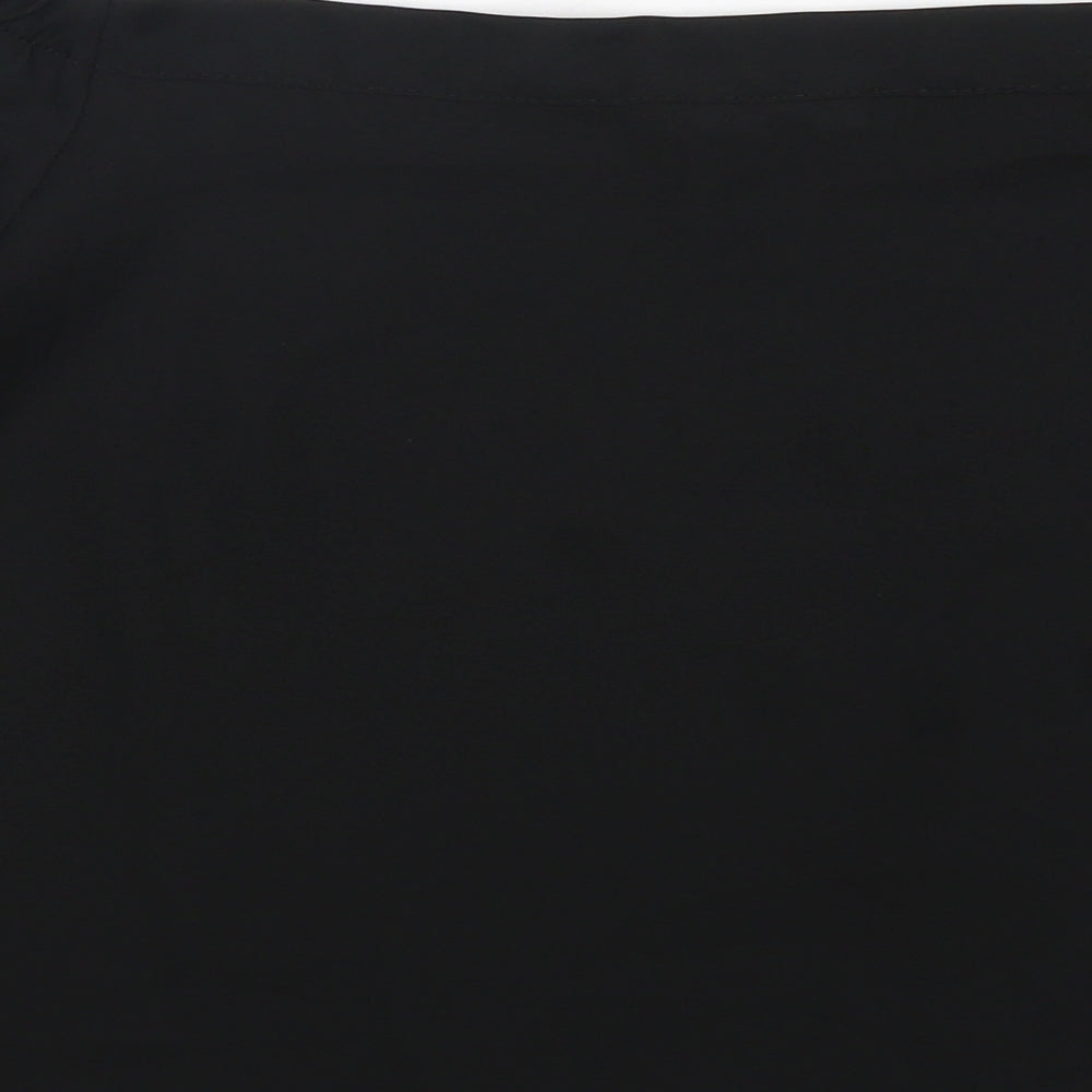Womens UK Size 12 New Look Black Basic Blouse