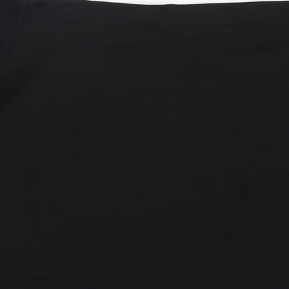 Womens UK Size 12 New Look Black Basic Blouse