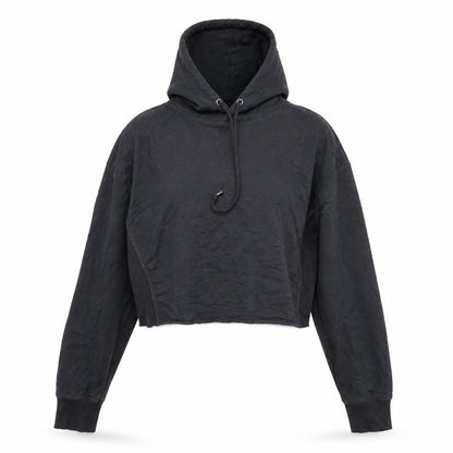 Front view of Primark women’s grey pullover hoodie, size M