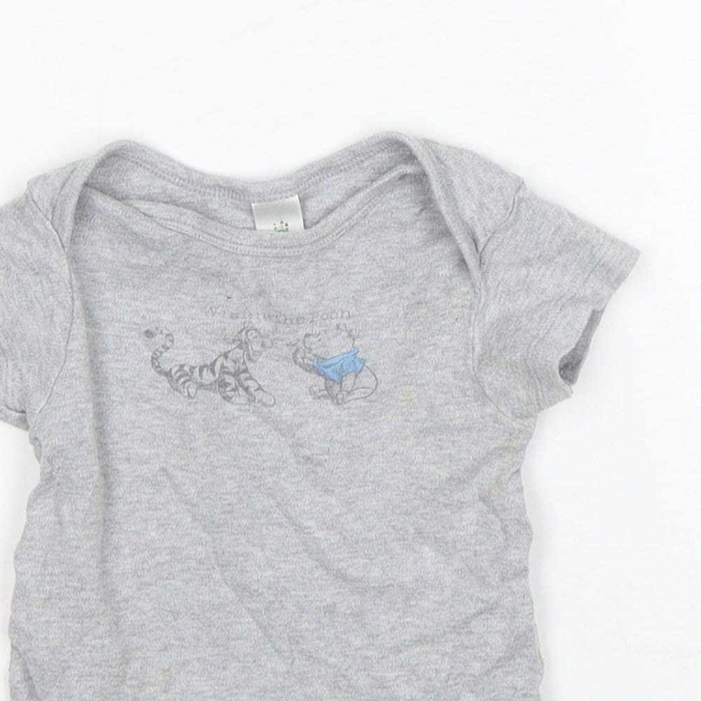 Disney Baby Grey  Cotton Leotard One-Piece Size 18 Months   - winnie the pooh