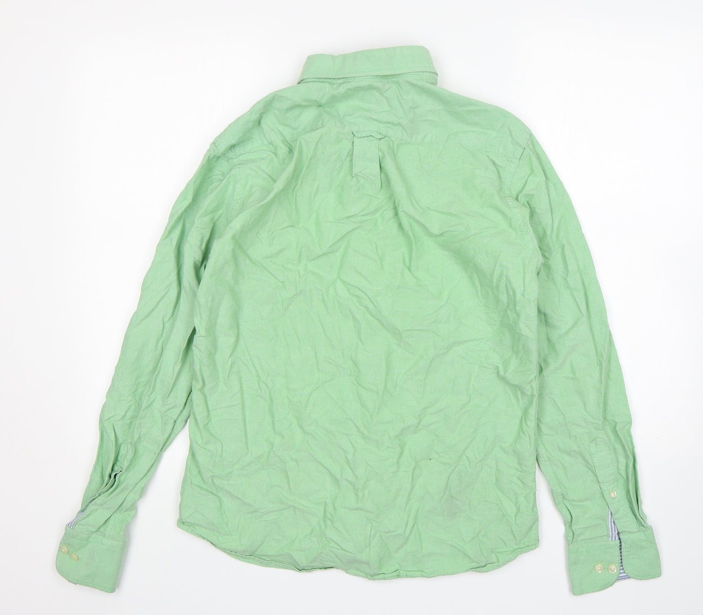 US Polo Assn. Mens Green  Cotton  Button-Up Size M Collared