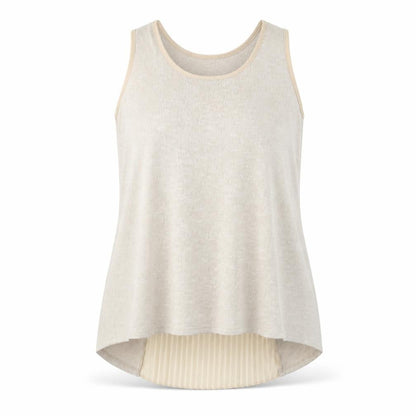 Womens UK Size L Green Envelope Beige Basic Tank