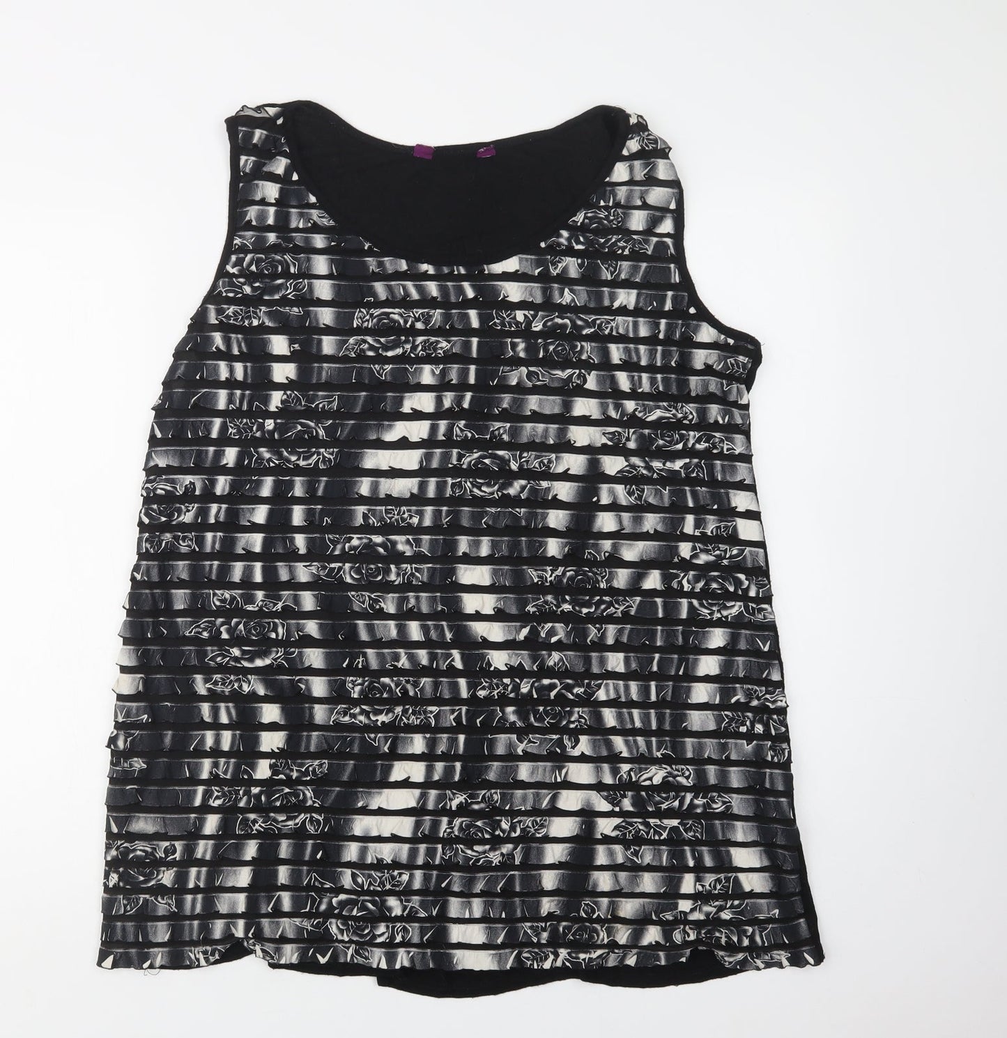 Womens UK Size XL Inspire Black Basic Tank