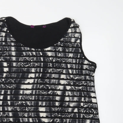 Womens UK Size XL Inspire Black Basic Tank