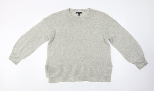 Womens UK Size L New Look Grey Pullover Jumper