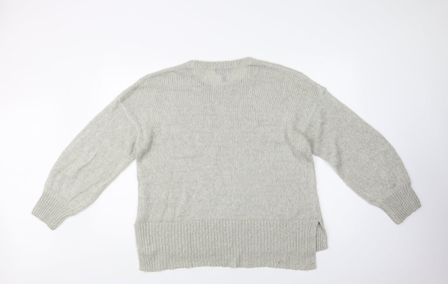 Womens UK Size L New Look Grey Pullover Jumper