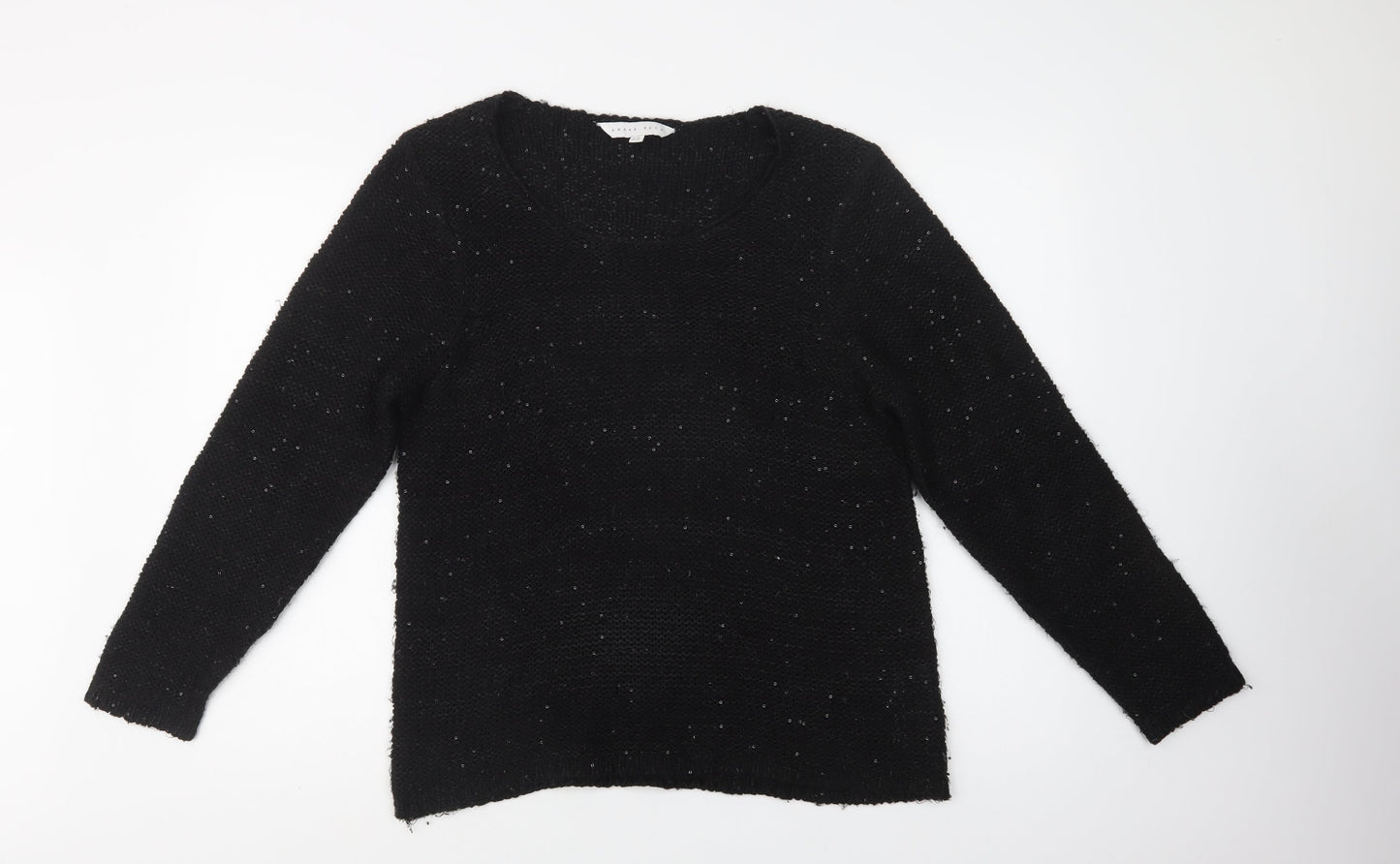 Womens UK Size 16 Amara Reya Black Pullover Jumper