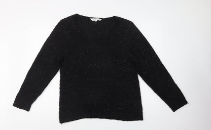 Womens UK Size 16 Amara Reya Black Pullover Jumper